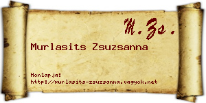 Murlasits Zsuzsanna névjegykártya