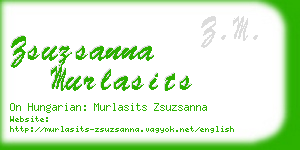zsuzsanna murlasits business card